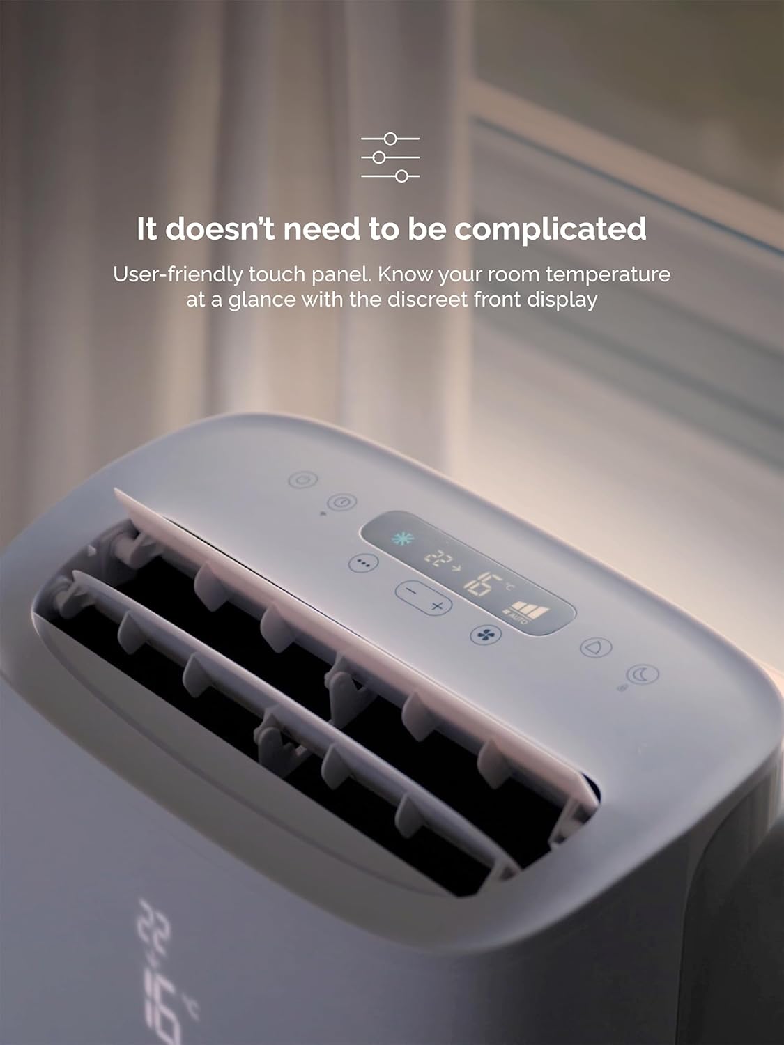 Meaco Cirro+® 14000 BTU Super Quiet Smart Portable Air Conditioner & Heater