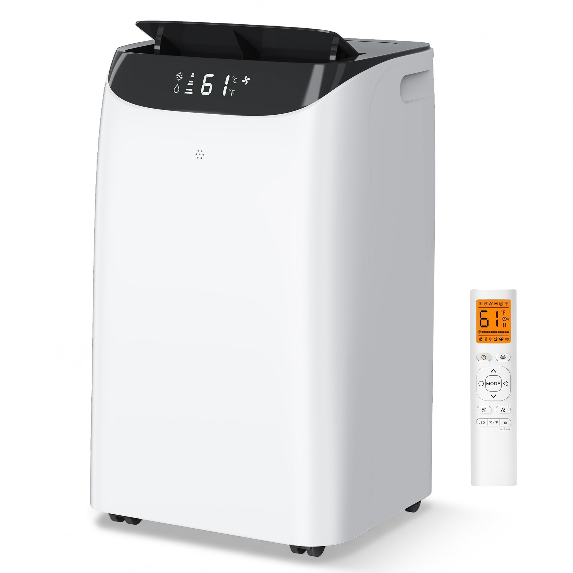 Tanoxo 14000 BTU Portable Air Conditioner | 3-in-1 Cooling, Fan & Dehumidifier