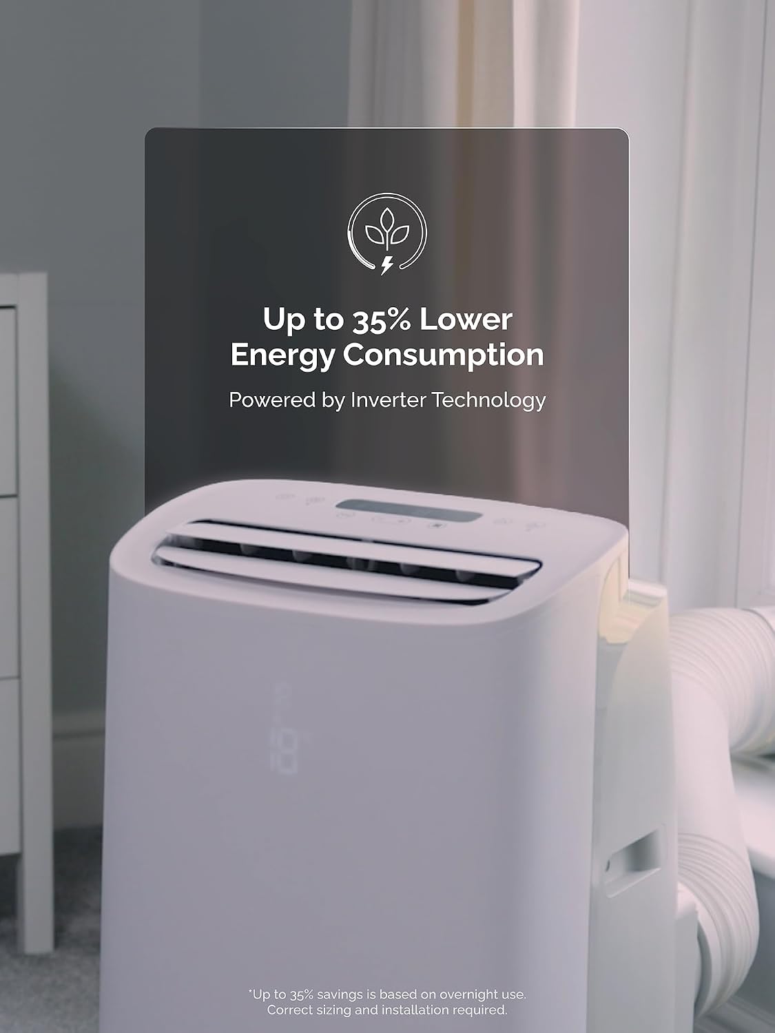 Meaco Cirro+® 14000 BTU Super Quiet Smart Portable Air Conditioner & Heater
