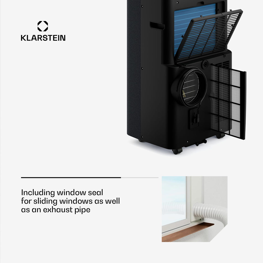 Klarstein AireLux 14000 BTU Portable Air Conditioner | Smart 4-in-1 Cooling System