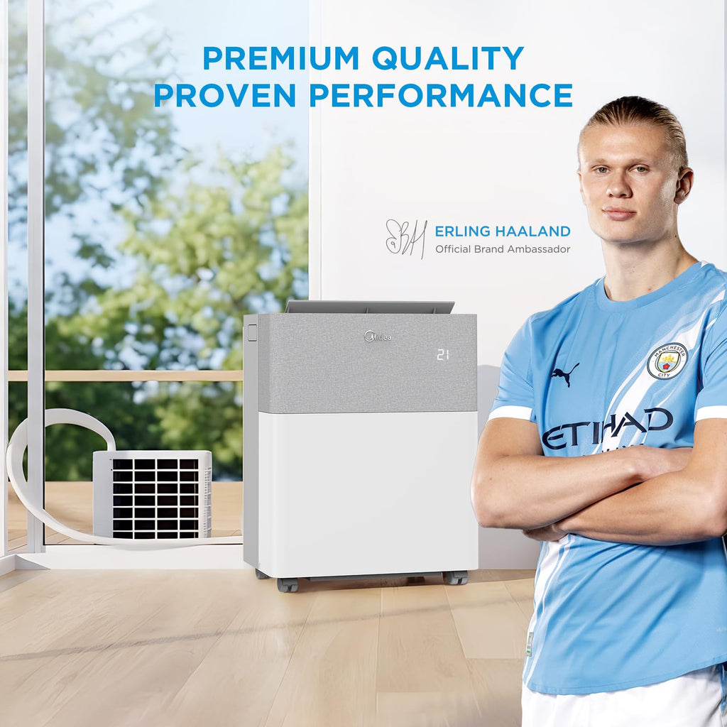 Midea PortaSplit 12000 BTU Portable Air Conditioner | 4-in-1 Smart Inverter Cooling & Heating