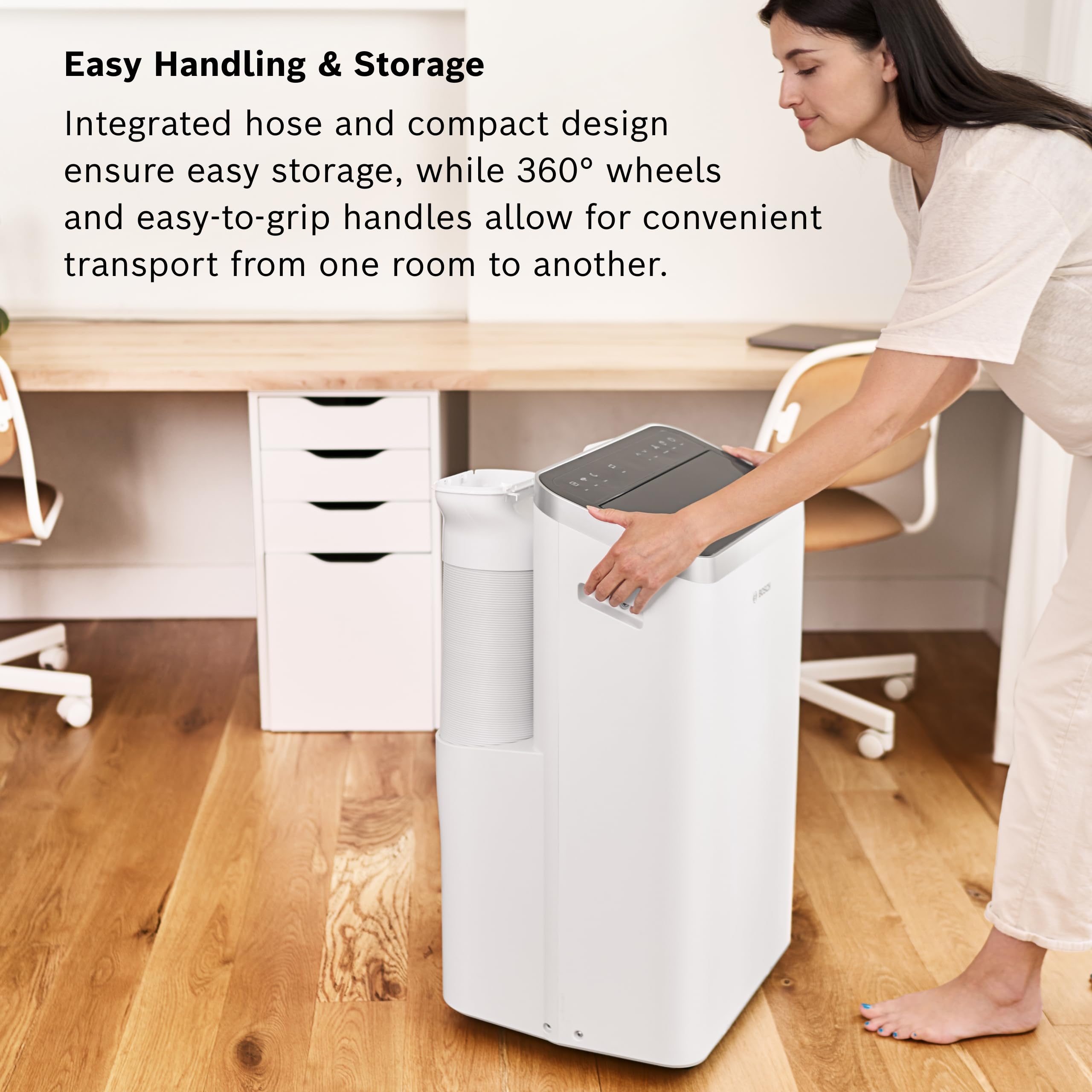 Bosch Portable Air Conditioner 9000 BTU | 3-in-1 Cooling, Fan & Dehumidifier